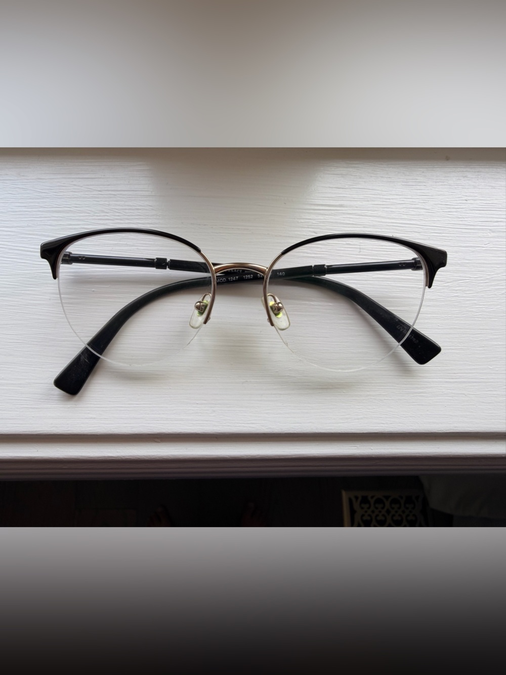 Versace Rimless Glasses
